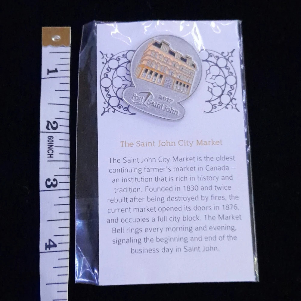 The Saint John City Market Pin
